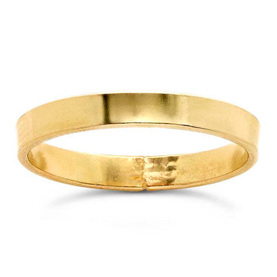 Gypsy Life 14k Yellow Gold-Filled Flat Wire Stackable Ring - 2.6mm
