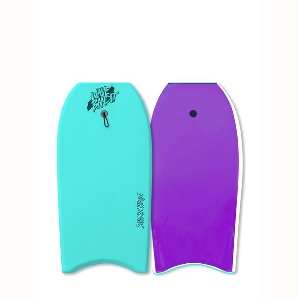 45" Shockwave Bodyboard - Turquoise/Purple