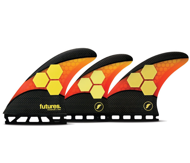 AM2 Techflex 5-Fin - Orange / Red