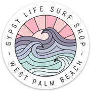 Gypsy Life Surf Shop OG Logo Sticker