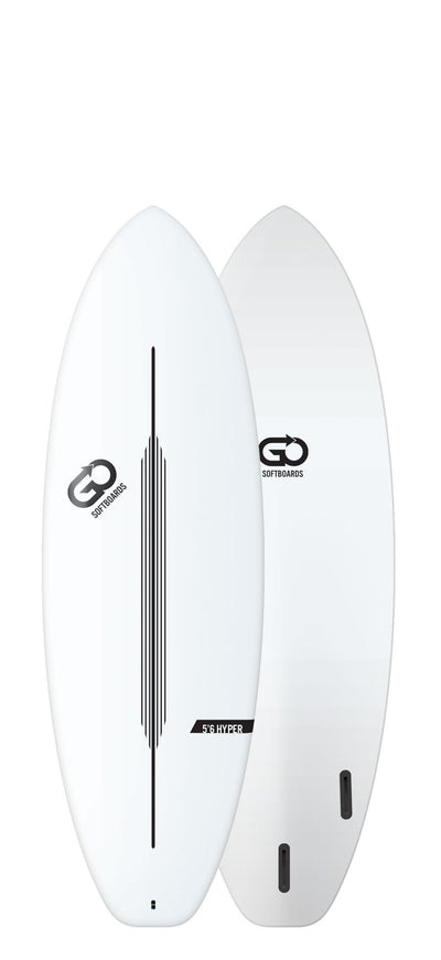 5'6 GO - Soft - White & Grey