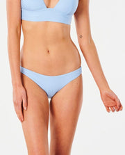 Premium Surf Cheeky Coverage Bikini Bottom - Mid Blue