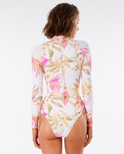 North Shore Cheeky Long Sleeve Swimsuit - Light Pink