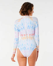 Wipeout Long Sleeve One Piece Swimsuit