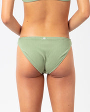 Solid Good Coverage Bikini Pant - Green
