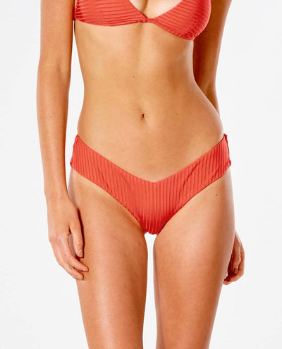 Premium Surf Skimpy Bikini Bottom - Red