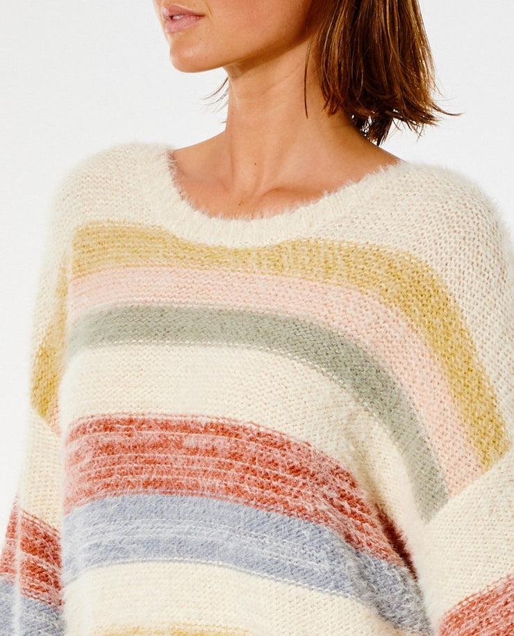 Sunset Waves Sweater - Multicolored