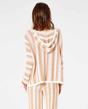 Namotu Strip Poncho - Bone