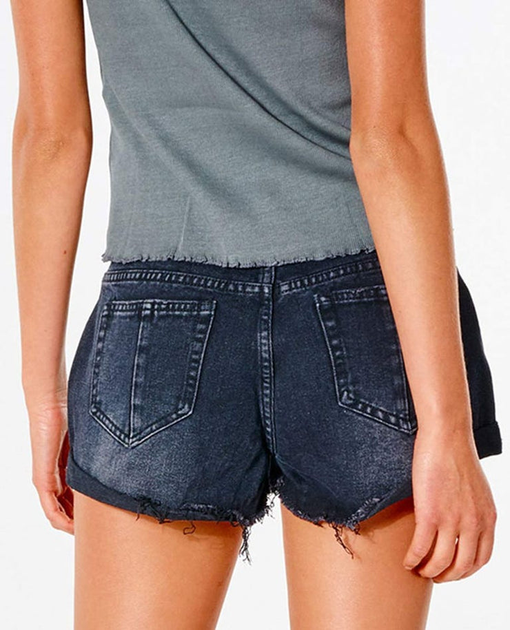 Amy Denim Short II - Washed Black