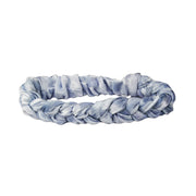 Braided Velvet Headband - Blue