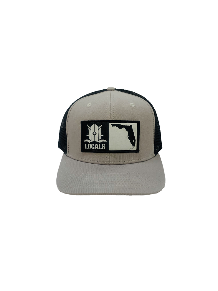 Locals Florida Boarders Slight Curve Trucker Silver/Black