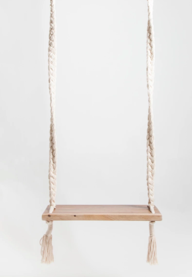 Braided Rope Swing - Cream - 5'