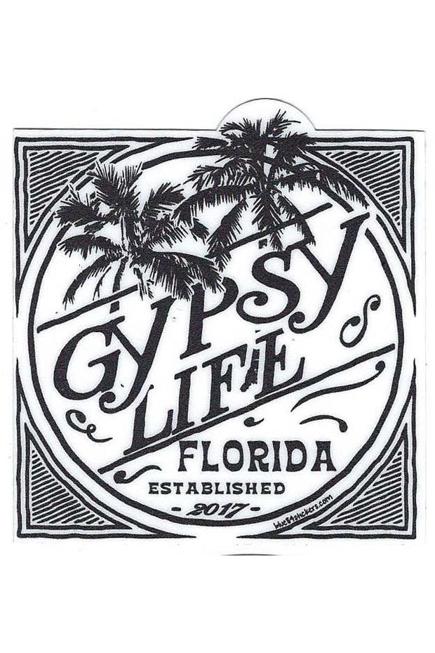 Gypsy Life Surf Shop Sticker - Affordable Palms