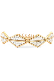 Marble Bun Pin - Gold