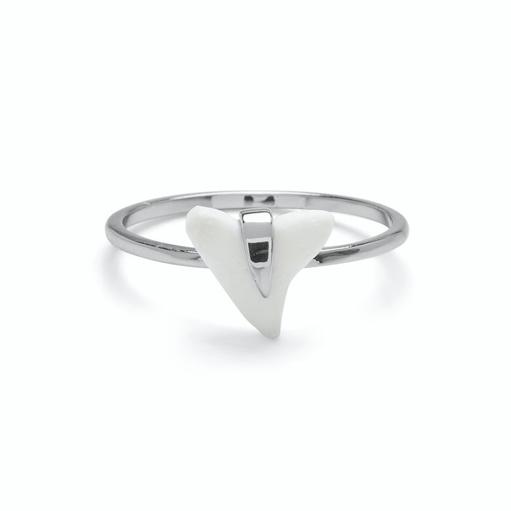 Shark Tooth Ring - Silver