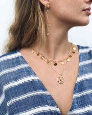 Gypsy Golden Open Wave Necklace