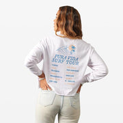Surf Tour Boxy Long Sleeve - Lavender Tie Dye
