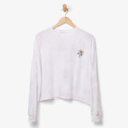 Surf Tour Boxy Long Sleeve - Lavender Tie Dye
