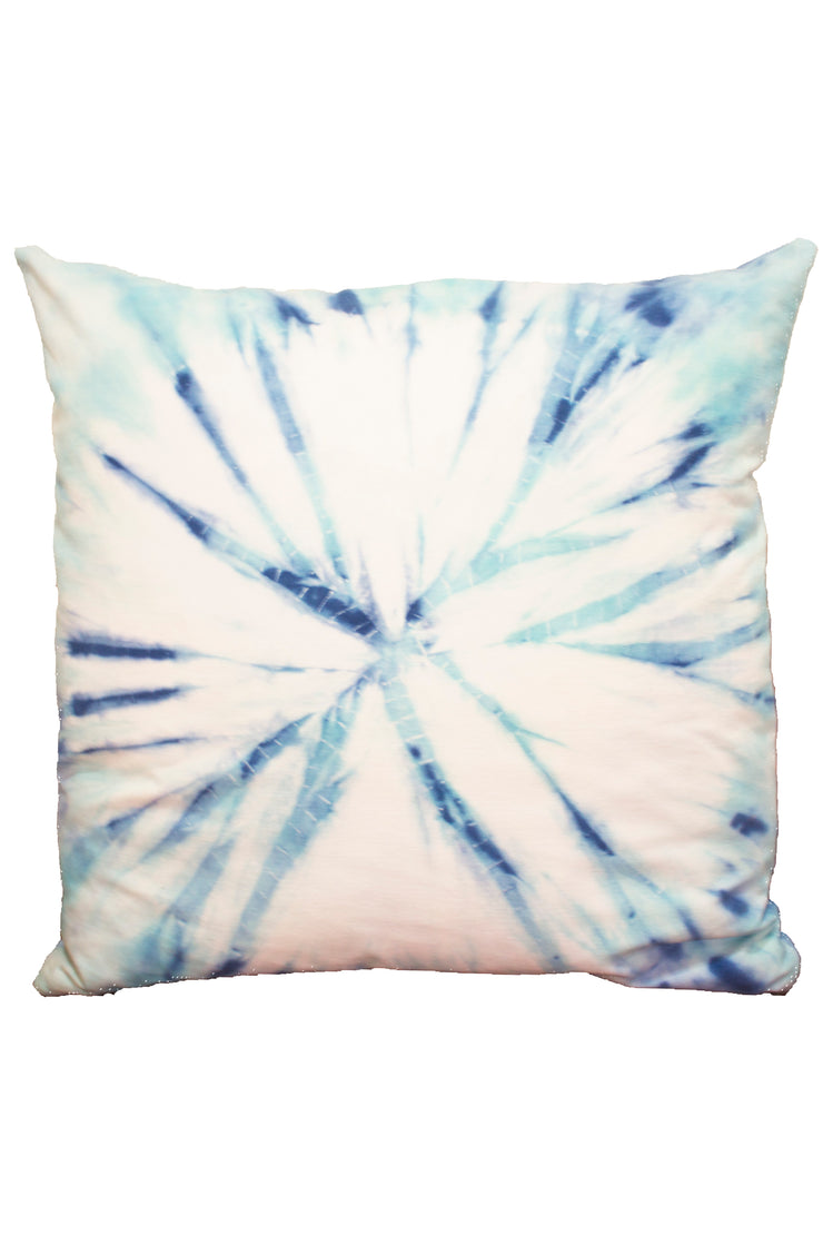 28" Tie Dye Cotton Suede Floor Cushion
