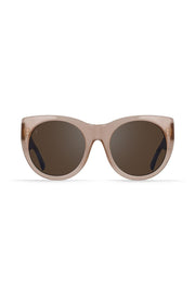 Durante Rose/Brown Silver Mirror Sunglasses