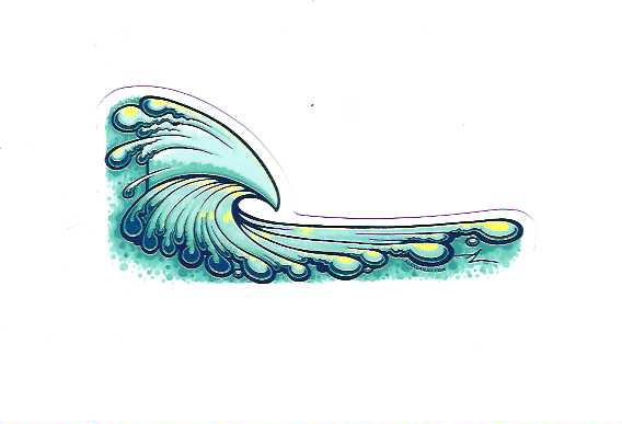 IPhone Wave Sticker