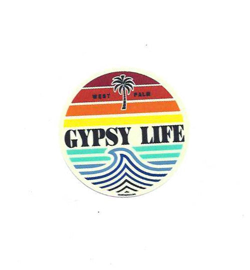 MINI Gypsy Life Surf Shop Sticker - Malfunction Palm/Wave Soft