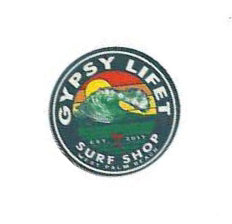 MINI Gypsy Life Surf Shop Sticker - Zinger V4 Waves/Palms