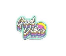 MINI Gypsy Life Surf Shop Sticker - Give Good Vibes Sun Soft