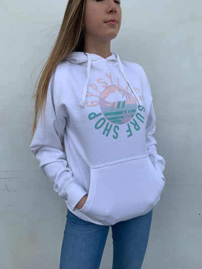 Gypsy Life Surf Shop - Stormi - Long Sleeve Hoodie - White - Independent