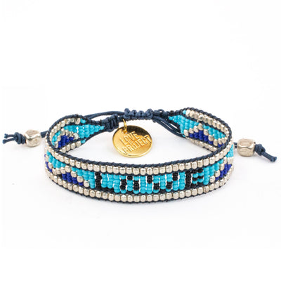 Taj Love Bracelet - Jodphur Blue & Black