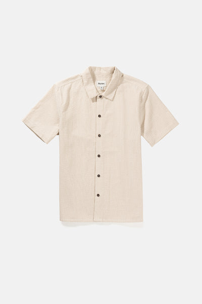 Seersucker Stripe SS Shirt - Natural