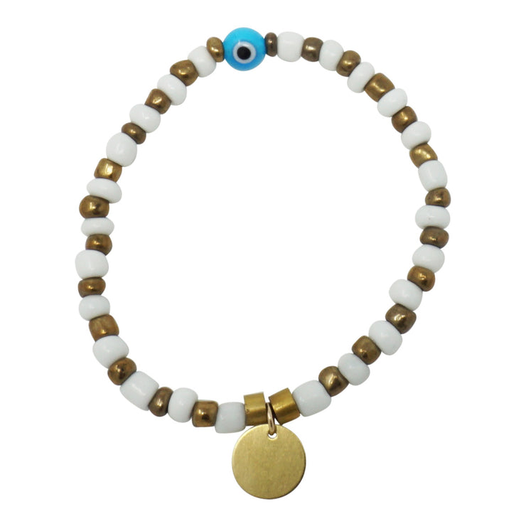 The Golden Eye - Beaded Bracelet