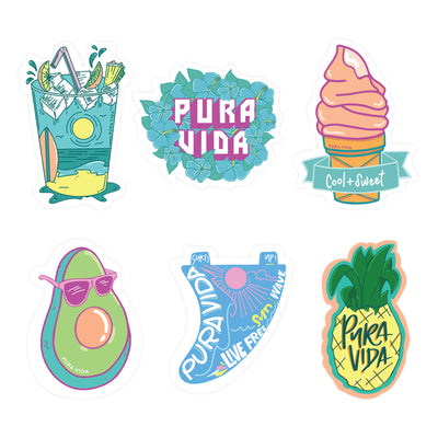 Cool and Sweet 6 Sticker Sheet