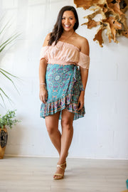 Honey Mini Skirt - Sage Garden