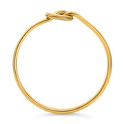 Gypsy Life Love Knot Stacking Ring - Yellow Gold-Filled